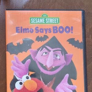Sesame Street Elmo Says BOO! DVD - Orange and Purple Cover